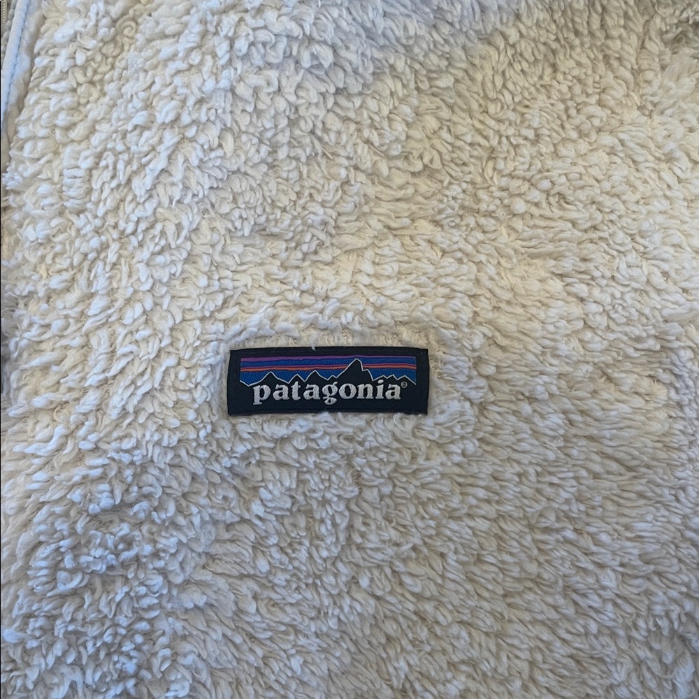 Patagonia Cream Fleece Half-Zip Pullover women’s medium New without tags - Picture 2 of 5